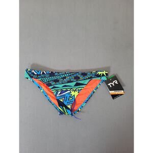 TYR BWH7A Women's Whaam Bikini Bottom, Turquoise Medium